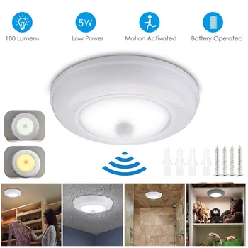 

Modern LED Ceiling Light 6V Motion Sensor Ceiling Light 5W LED Ceiling Lamp Smart Ceiling Light For Living Room Hallway Corridor