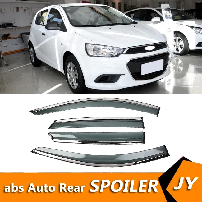 Защитный козырек от солнца и дождя для Chevrolet aveo 2014 автомобильные аксессуары 4