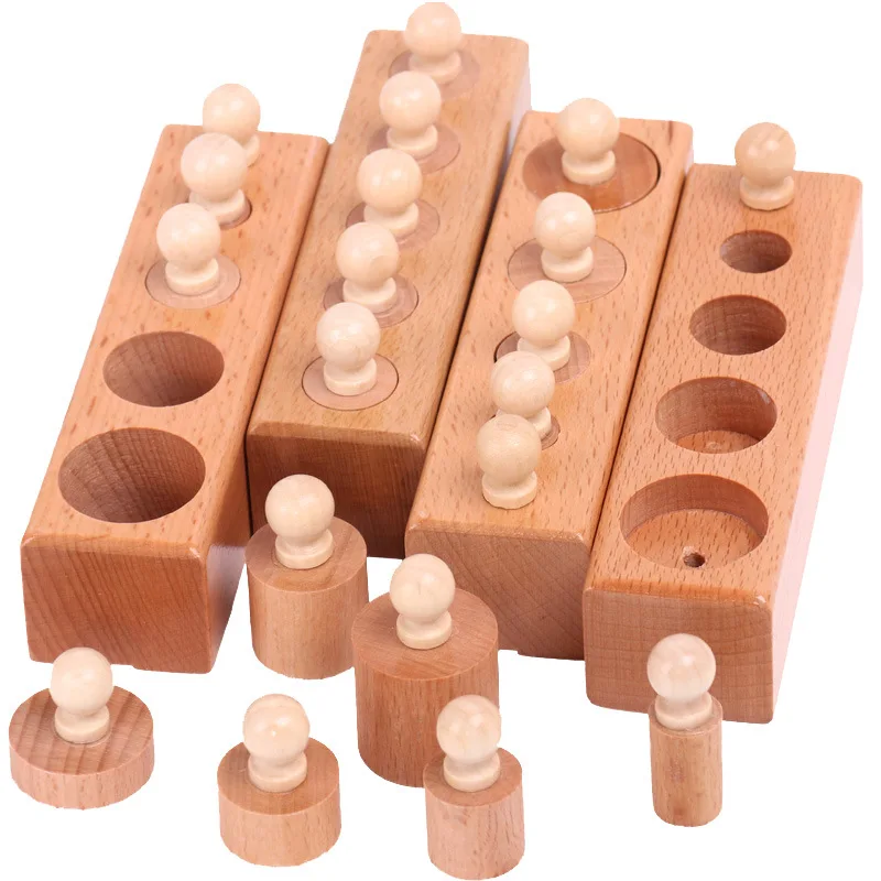 

Montessori Teaching Aids Socket Cylinder Family Pack Early Childhood Educational Baby Toy