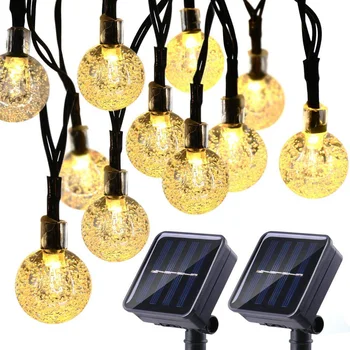 

Solar String Light Yard Lamp Party Atmosphere LED Multicolor Waterproof Lighting for Household Outdoor Courtyard Ornament