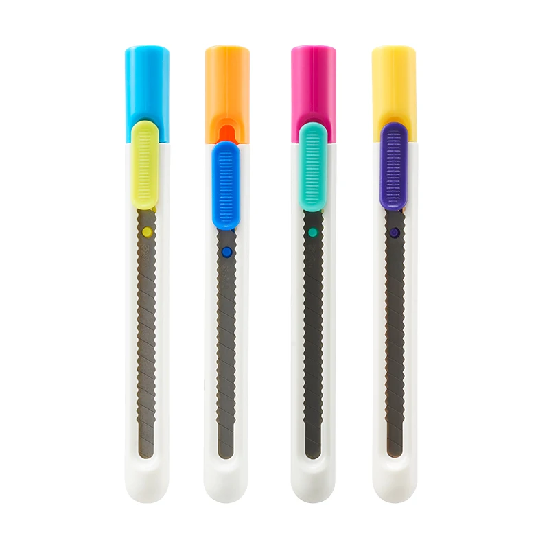 

M & G ручка стиль Универсальный мини-нож портативная офисная Ручка стиль конфеты цвет искусство студент ручной резак бумаги письмо открывалка