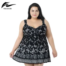 Мульти-стиль плюс размер купальный костюм большого размера 4XL-8XL сплошной Женский цельный костюм купальники Женский мягкий проволочный костюм