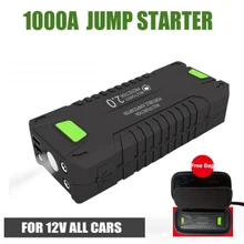 20000mAh Мини Автомобильный jumpstarter 1000A Ультра мощный автомобильный пусковой блок питания для всех 12V газовых автомобилей
