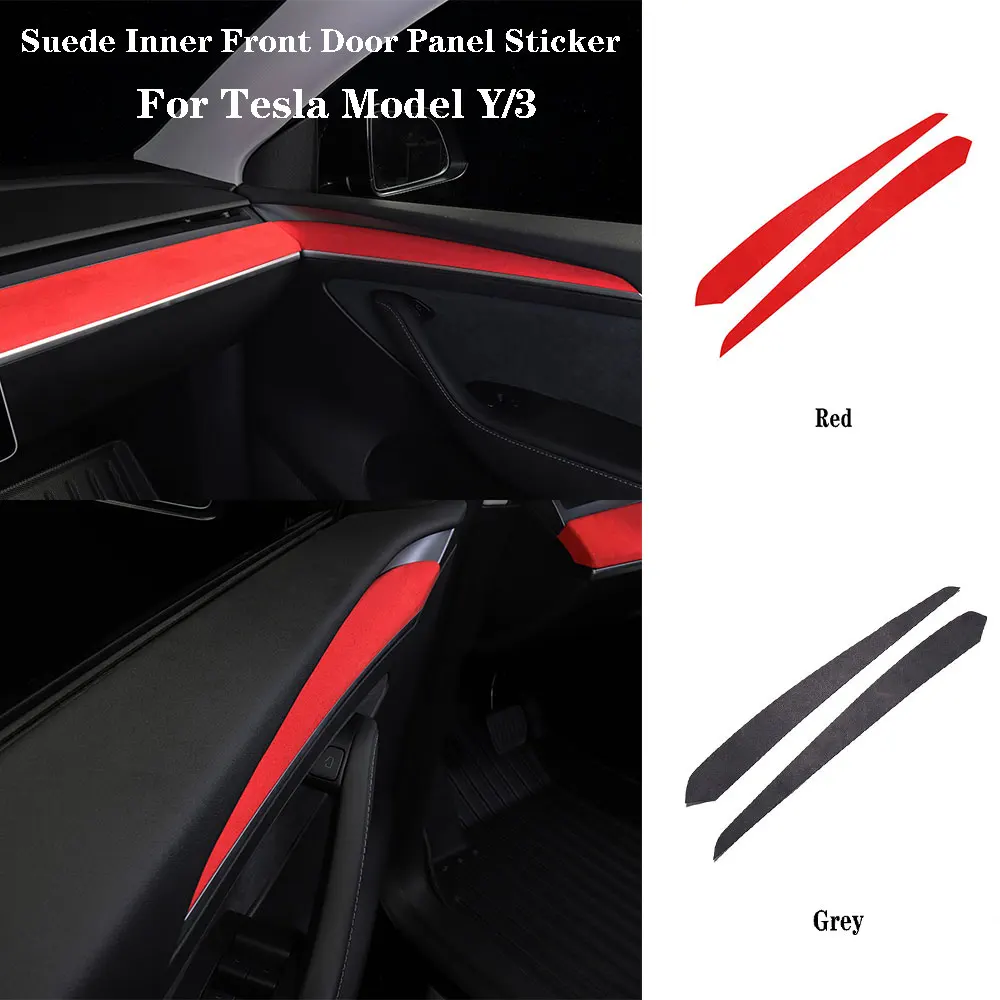

Замшевая наклейка для Tesla Model 3 Y 2021-2022