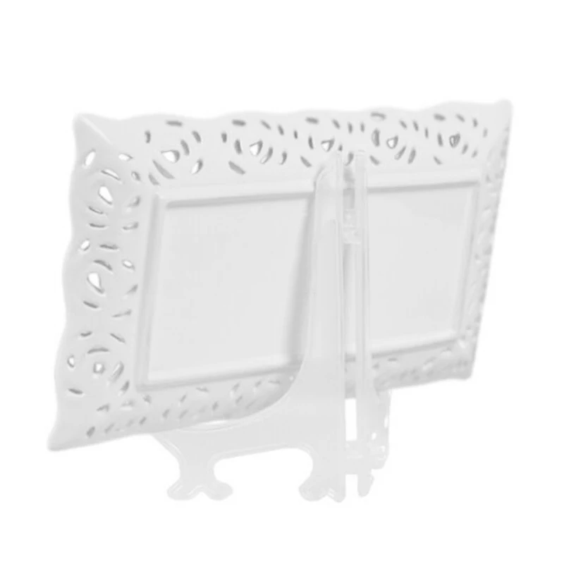 Clear Transparent Display Rack Tray Multi-Purpose Folding Bracket Accessories