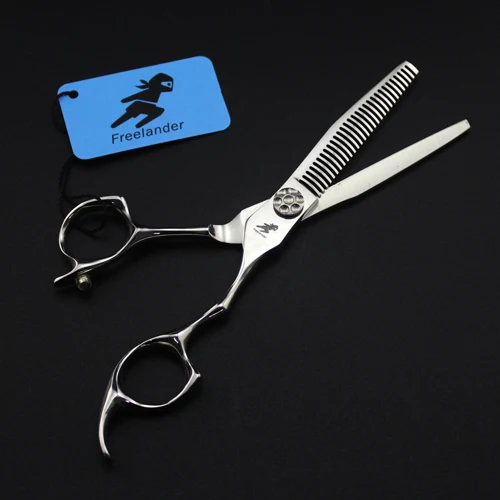 thinning scissors Профессиональные японские 440C парикмахерские ножницы 6 дюймов ножницы для стрижки волос Thinning ножницы парикмахерский набор инструментов - Цвет: thinning scissors