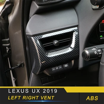 

For Lexus UX 2019 Car Styling Left Right A/C Air Vent Outlet Panel Cover Trim Frame Sticker Interior Accessories