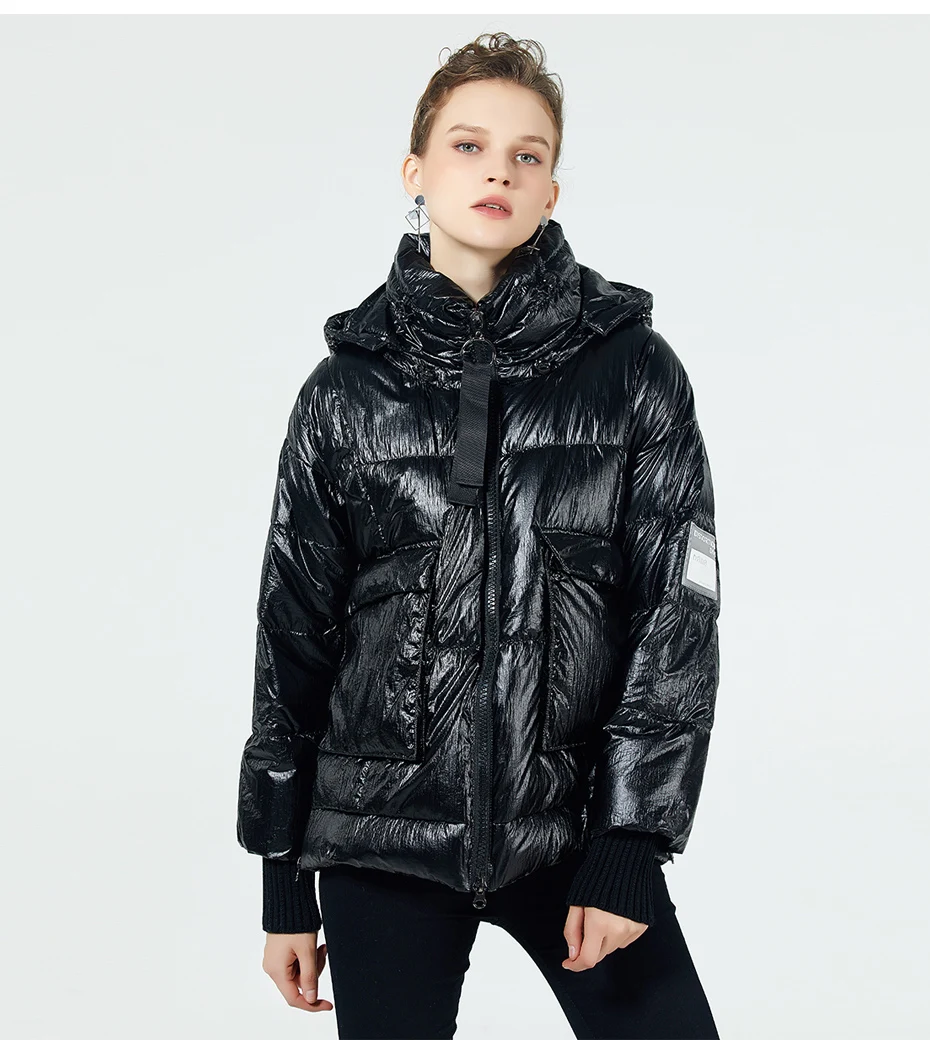 GASMAN новая зимняя коллекция женское толстое пальто Модная женская теплая куртка мода женский пуховик Короткий на зиму