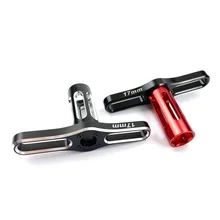 

1Pcs Sale XZH Wheel HEX Nuts Sleeve Wrench 17mm Metal Tools RC Car 1/8 Black&Red Controller and Accessories Parts Toys