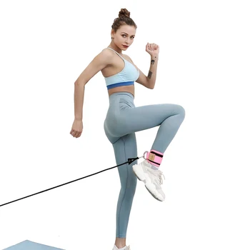 

Indoor Foot Pull Rope Fitness Resistance Bands Elastic Band Foot Fixator Pull Bands Buttocks Leg Training Pull Rope Band Fit