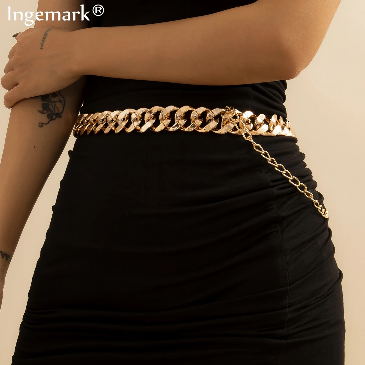Hip Hop Acrylic CCB Chunky Waist Chain Women Wedding Beach Punk Waistband Pants Belly Belts 2021 Trendy Body Jewelry |
