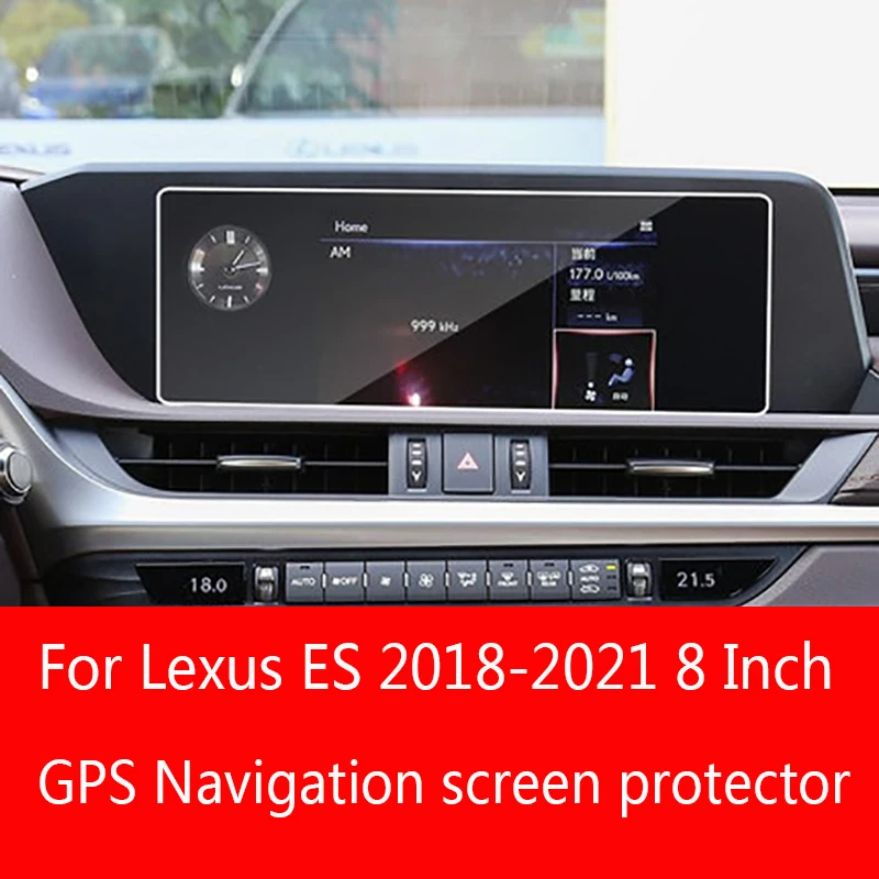 

For Lexus ES250 300h 2018-2021 Car GPS navigation tempered glass Protective film LCD screen film Screen protector Anti-scratch
