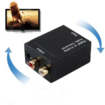 

SALE Coaxial / Digital Fiber to Analog Audio Converter Decoder High-fidelity Lossless Audio Output Noise Reduction Technology