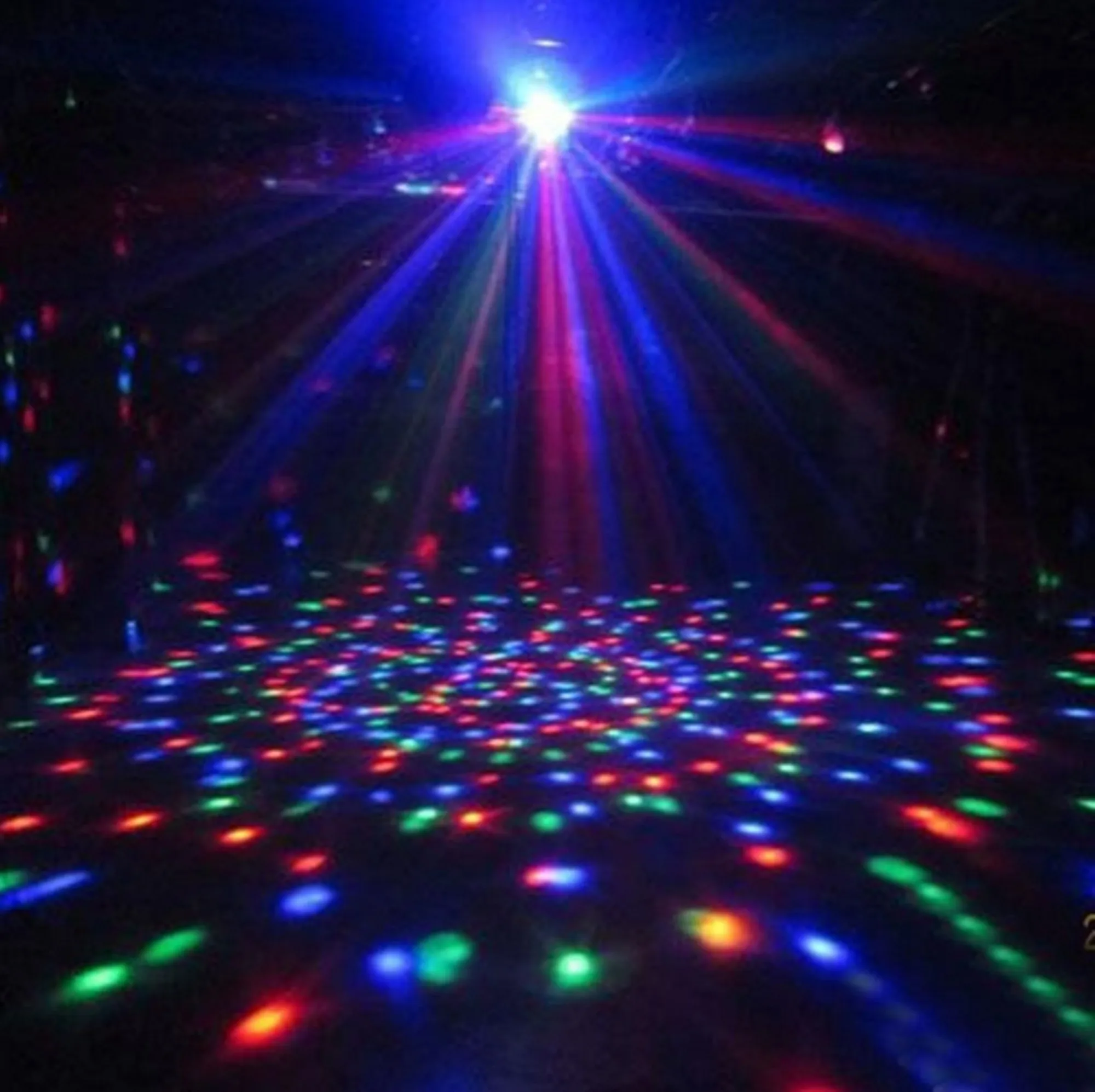 9 цветов 27 W bola Mama de cristal Led лампа для дискотеки 21 modo Disco luces de fiesta управление sonido DMX Lumiere