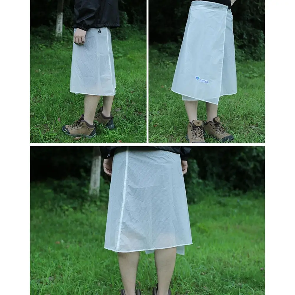 15D Silicone Coating Rain Gear Rainwear Cycling Camping Hiking Rain Pants Lightweight Waterproof Rain Skirt