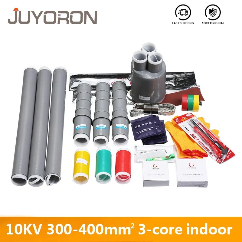 

NLS-10/3.4 10kv 300-400mm High Voltage three core Indoor Cable Shrink Terminal Cold Shrinkable Joint Kit