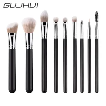 

9Pcs Pro Makeup Brushes Set Foundation Powder Eye Shadow Facial Cosmetic Tool