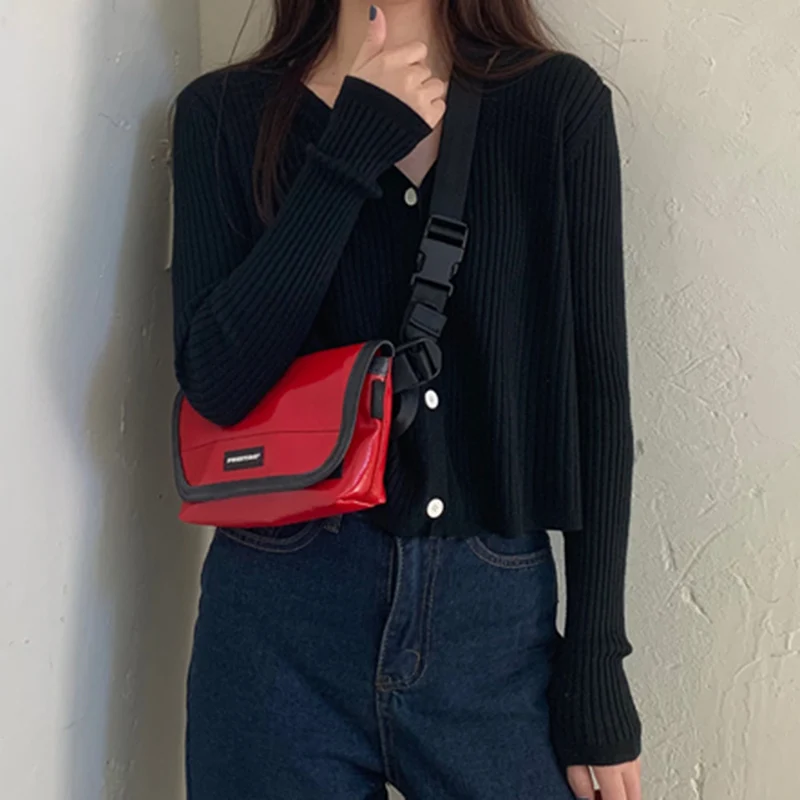 Women's Simple V-neck Cardigan Sweater New Autumn Korean Wild Cardigan Short Long-sleeved Sweater Students Coat Tide ML128
