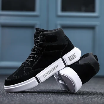 

Sneakers mens spring sneaker male hombre cuero sale on de for sneakers leather High high top para sapatos zapatos man sapato