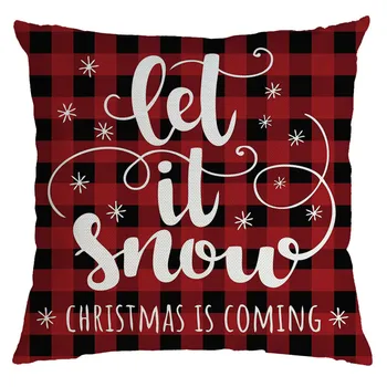

Christmas Pillow Cover Pillowcases Decorative Sofa Cushion Cover 45x45cm cojines sofa decoracion elegante подушки декор