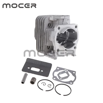 

44mm 10mm 52cc 44F-5 Engine Brush Cutter Piston Kits With Gasket