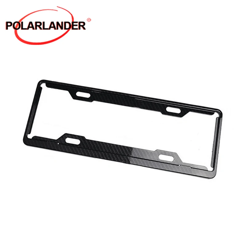 Chinese Size Car Style Car License Plate Frame Holder Carbon Fiber