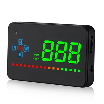 

A2 GPS HUD Display Car Head Up Display Satellites Speed Compass KMH/MPH GPS Speedometer Car Windshield Project for all Vehicles
