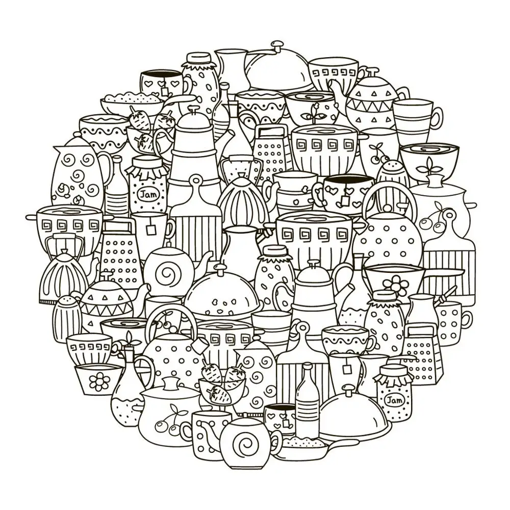 

ZhuoAng Various Delicate Cups Clear Stamps/Seals For DIY Scrapbooking/Card Making/Album Decorative Silicon Stamp Crafts