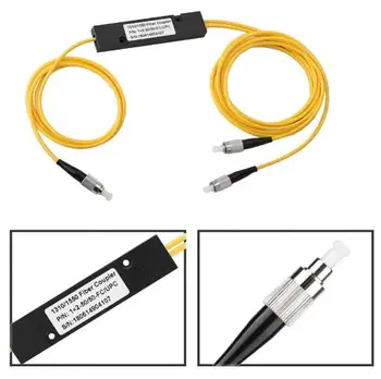 

Singlemode Fiber Optic Splitter 1x2 FBT Splitter Module with LC/UPC/APC Interface 1310-1550nm Fiber Optical Pigtail Home Wiring