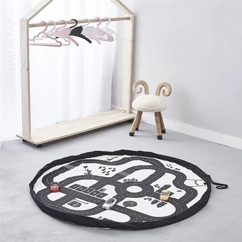 

New Car orbit Play Mat Baby Crawling Blanket Carpet Folding variable Room Toy storage bag Crawling pad Rug Playmat Waterproof