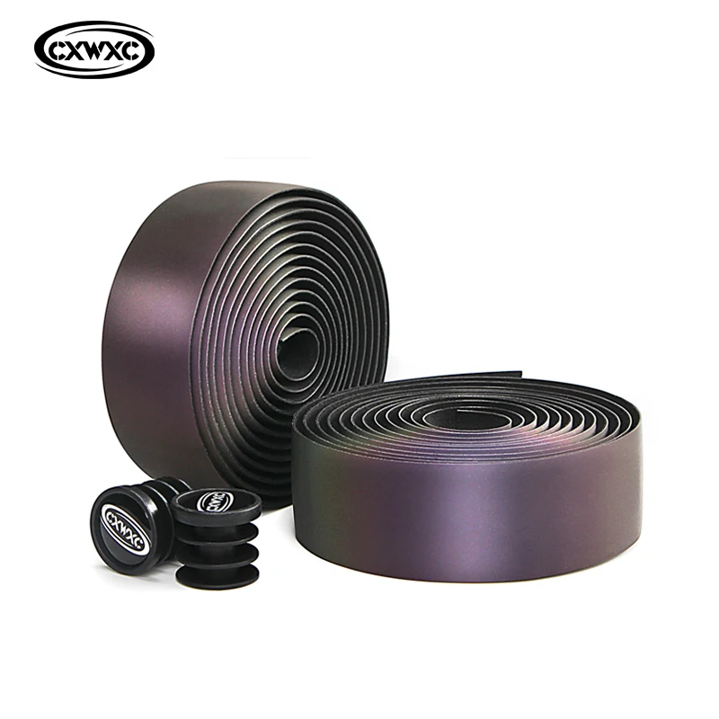 

CXWXC Bicycle Reflective Handlebar Tape for Road Bike Bar Tape Wrap PU Anti Skid EVA Cycling Handlebar Tapes Bicycle Accessories