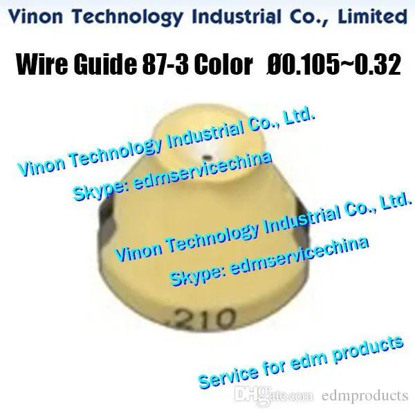 

d=0.155mm Wire Guide 87-3 Color 0206103, 3081420 edm Lower Diamond Wire Guide S103 0.155mm J03641A for AQ,A,AP,EPOC wire-cut edm