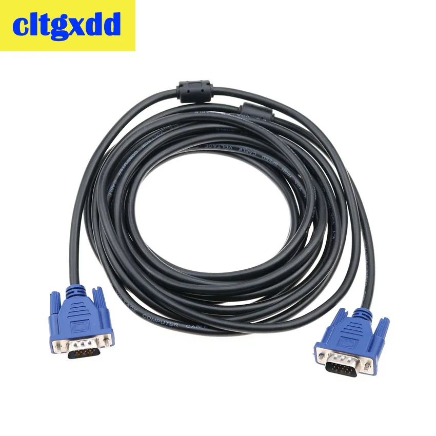 cltgxdd VGA Extension Cable HD 15 Pin Male to Male VGA Cables Cord Wire