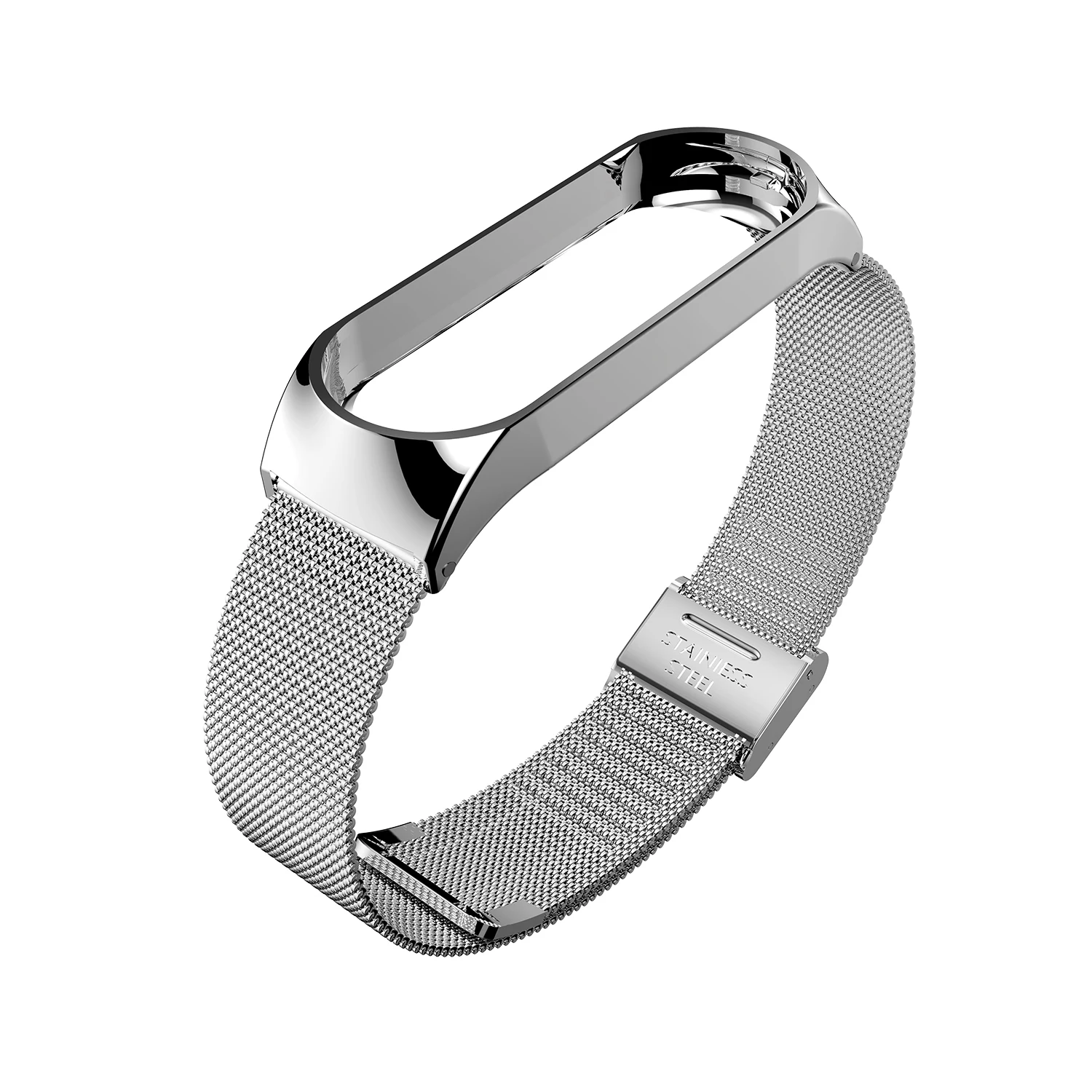 

Gosear Fashion Stainless Steel Mesh Strap Wristband Wrist Belt Watch Band for Xiaomi Mi Band 3 Mi3 Smart Bracelet Accessories