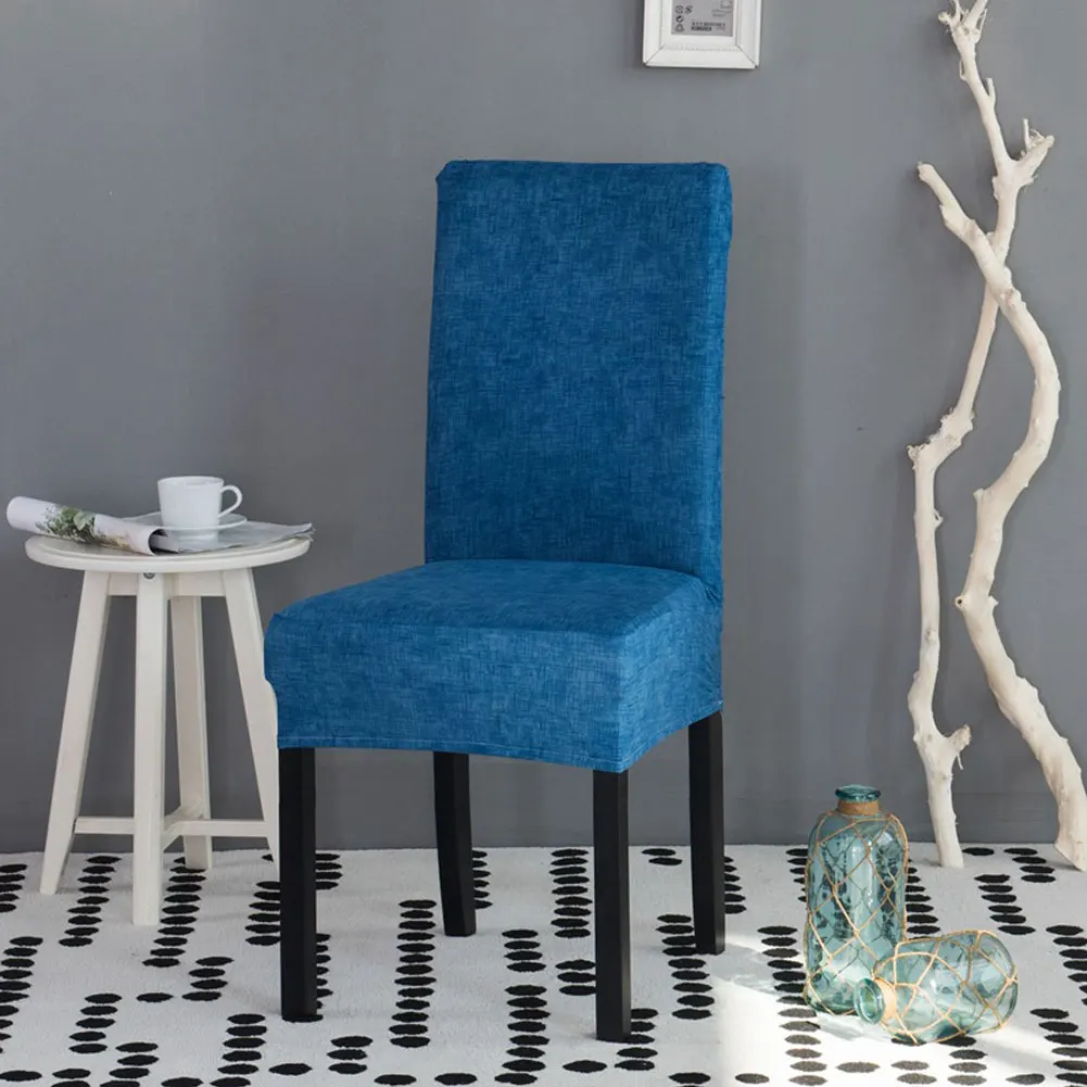 Сплошной цвет чехол для кресла спандекс эластичные Чехлы чехлы для стульев для столовой кухни свадьбы банкета отеля