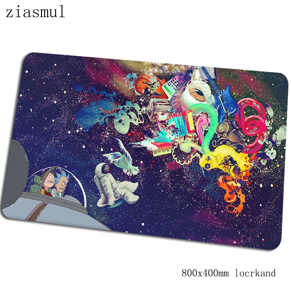 Rick and morty коврик для мыши 80x40 см подставка для запястья компьютерная мышь игровой мат геймпад пк аниме игровой коврик для мыши офисный коврик для мыши - Цвет: Size 800x400x2mm