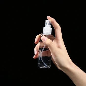 

50ml 100 ml Transparent Plastic Spray Bottle Perfume Liquid Makeup Atomizer Empty Small Spray Refillable Bottle Travel Bottles