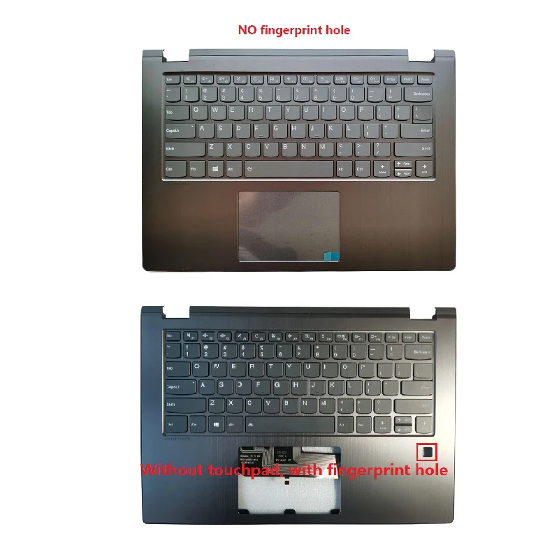

Новая клавиатура US для Lenovo YOGA 530-14 530-14IKB 530-14ARR, подставка для рук, верхняя крышка с подсветкой клавиатуры США