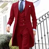 Sale Men Suit Jacket Coat Prom-Blazer Pant-Designs Custom Gwenhwyfar Chinese 3piece Red Classic rZKVEZwKQ