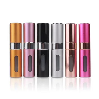 

wholesale 8ML Perfume Refillable Bottle Rotating Essential Oil Atomizer Bottom Filling Portable Empty Cosmetic Spray Bottle D