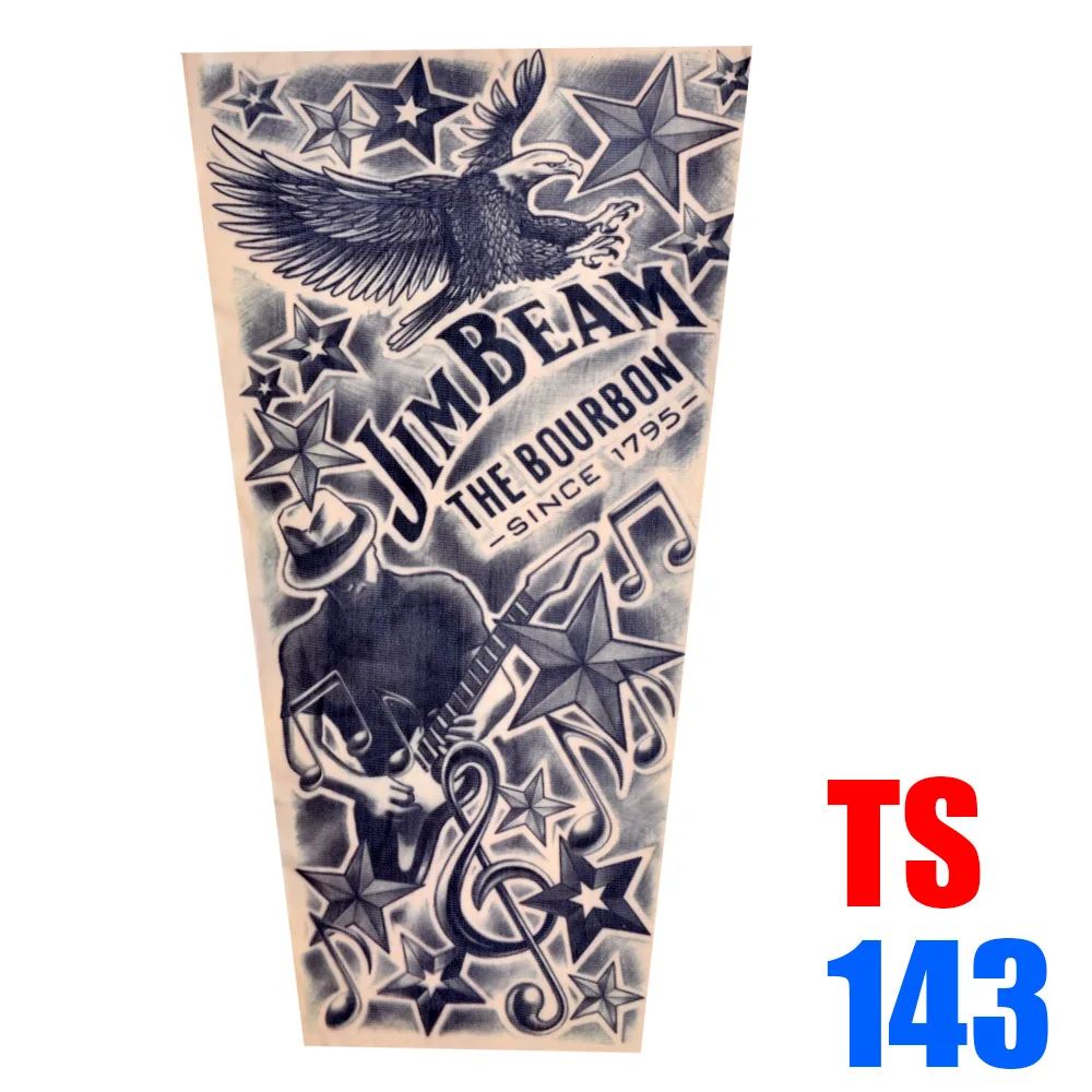 2 шт Поддельные татуировки гетры для рук Велоспорт рукава солнцезащитный крем для мужчин и женщин на открытом воздухе УФ Защита от солнца на открытом воздухе водительские рукава - Цвет: TS143