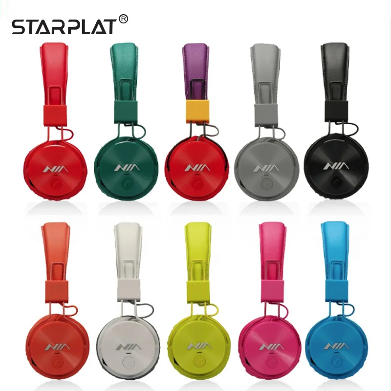 

New Original NIA X3 Wireless Stereo Bluetooth Headphones Headsets Free Shipping Foldable Sport with Mic Support TF Card FM Radio