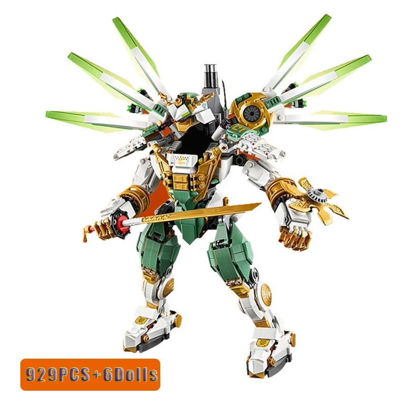 

New Ninja Lloyd's Titan Mech Building Blocks with Figures Compatible Ninjagoes Movie Classic Robot Model Sets Bricks DIY Toys