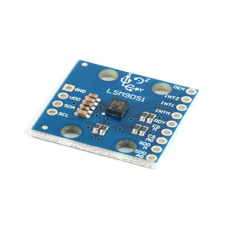 LSM9DS1 9DoF IMU Precision Accel Mag Gyro Attitude Sensor SPI I2C для Arduino|Адаптеры AC/DC| |