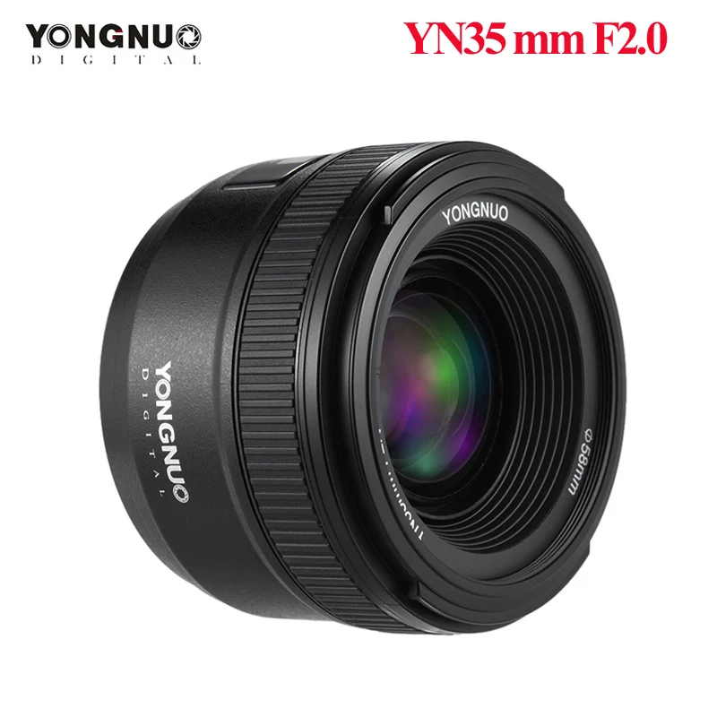 YONGNUO YN35mm F2.0 F2N объектив YN50mm F1.8 F1.4 AF/MF Фокус объектив для Nikon F крепление D3200 D3300 D3100 D5100 D90 DSLR камера