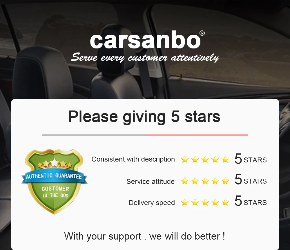 Carsanbo 4 led carro câmera de visão