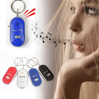 LED Whistle Key Finder Flashing Beeping Sound Control Alarm