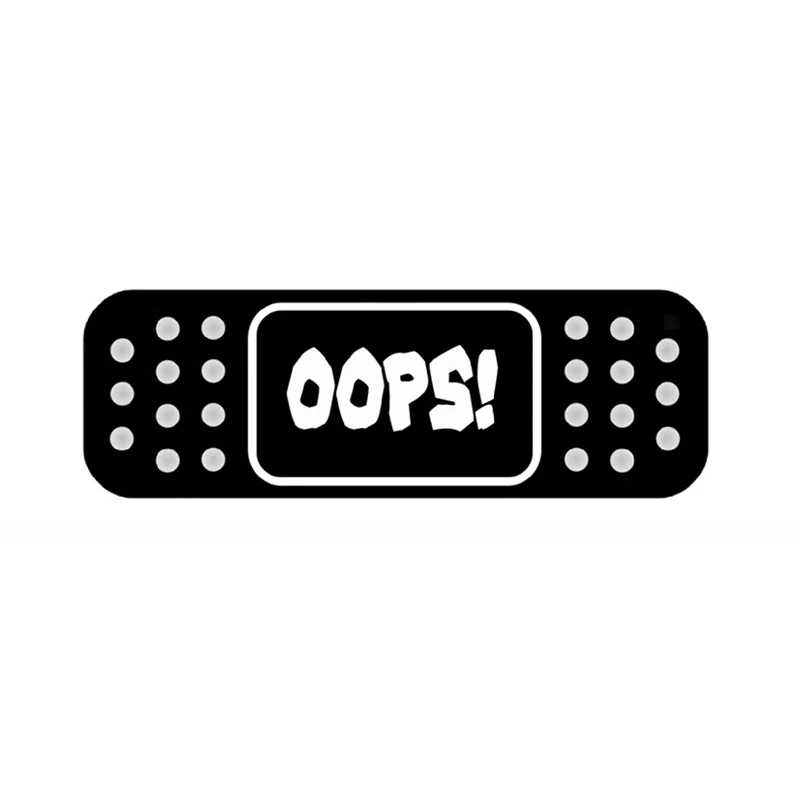 Крутая забавная наклейка PLAY OOPS BAND AID для автомобилей и мотоциклов внешние