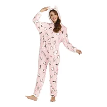 

Women's Flannel Christmas Animal Print Jumpsuit Pajamas Homewear pajama set women sleep tops lounge wear