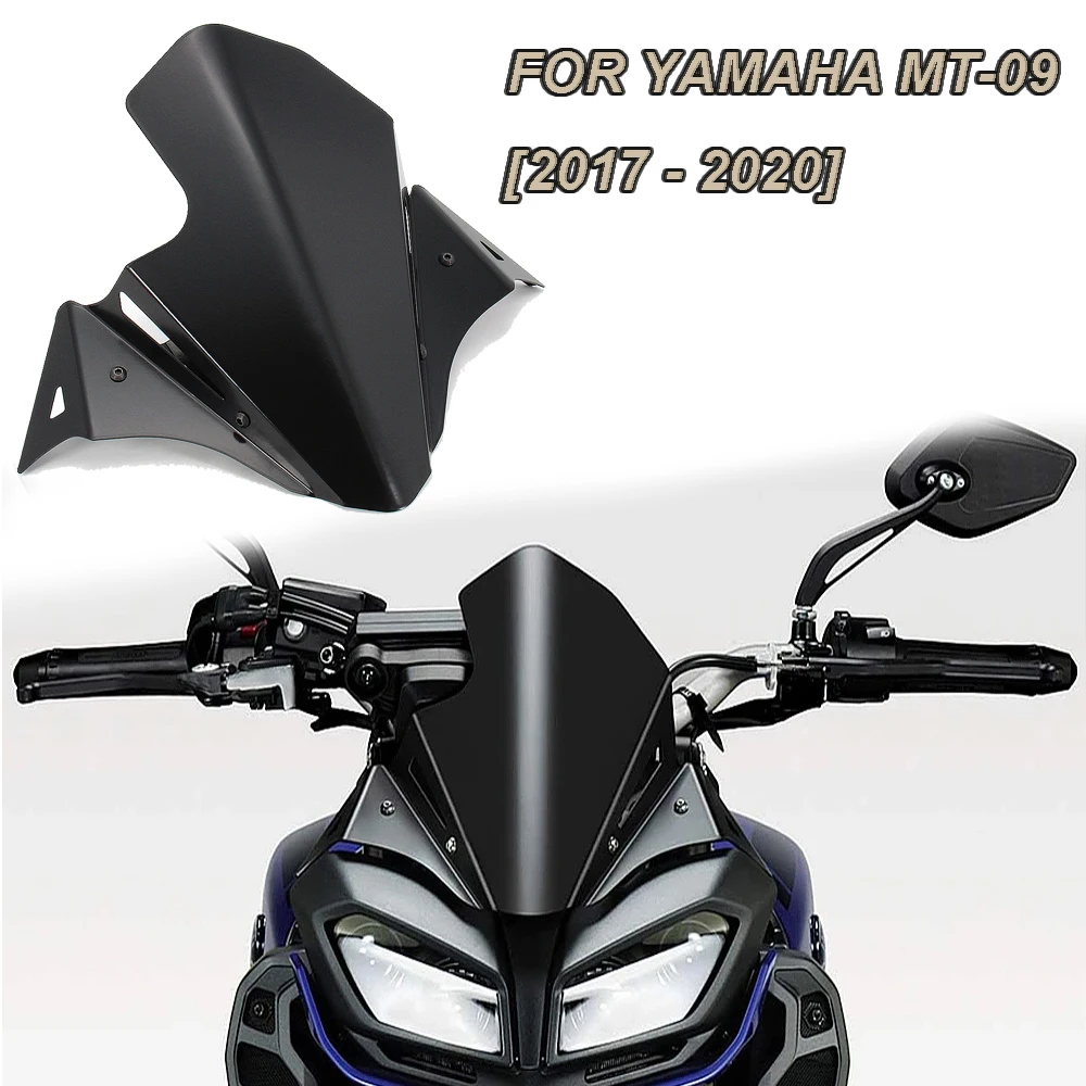 

Для YAMAHA MT-09 MT09 2017 2018 2019 2020 аксессуары для мотоциклов лобового стекла ветрового воздуха Дефлектор ветра